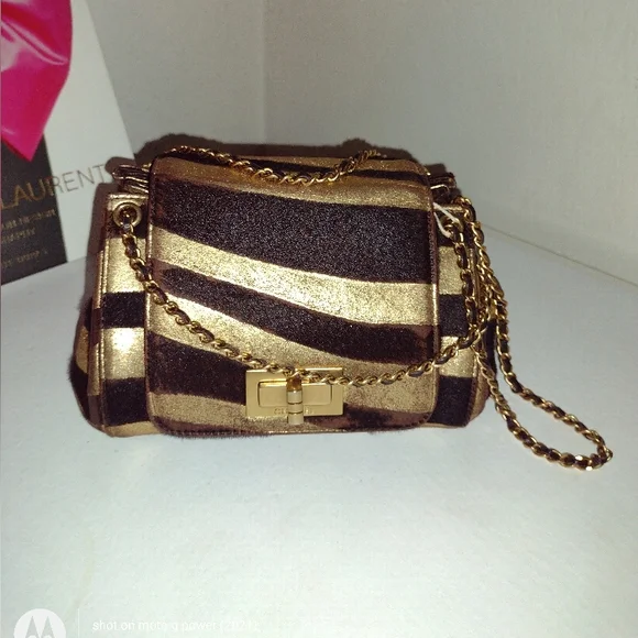 CHANEL Vintage Mini 2.55 Mademoiselle Lock Flap Pony Hair Bag AUTHENTIC - Picture 9 of 15